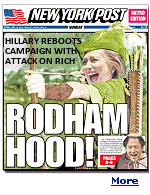 Hillary Rodham Clinton rebranded herself as an anti-Wall Street warrior who would take from the rich to give to the poor.